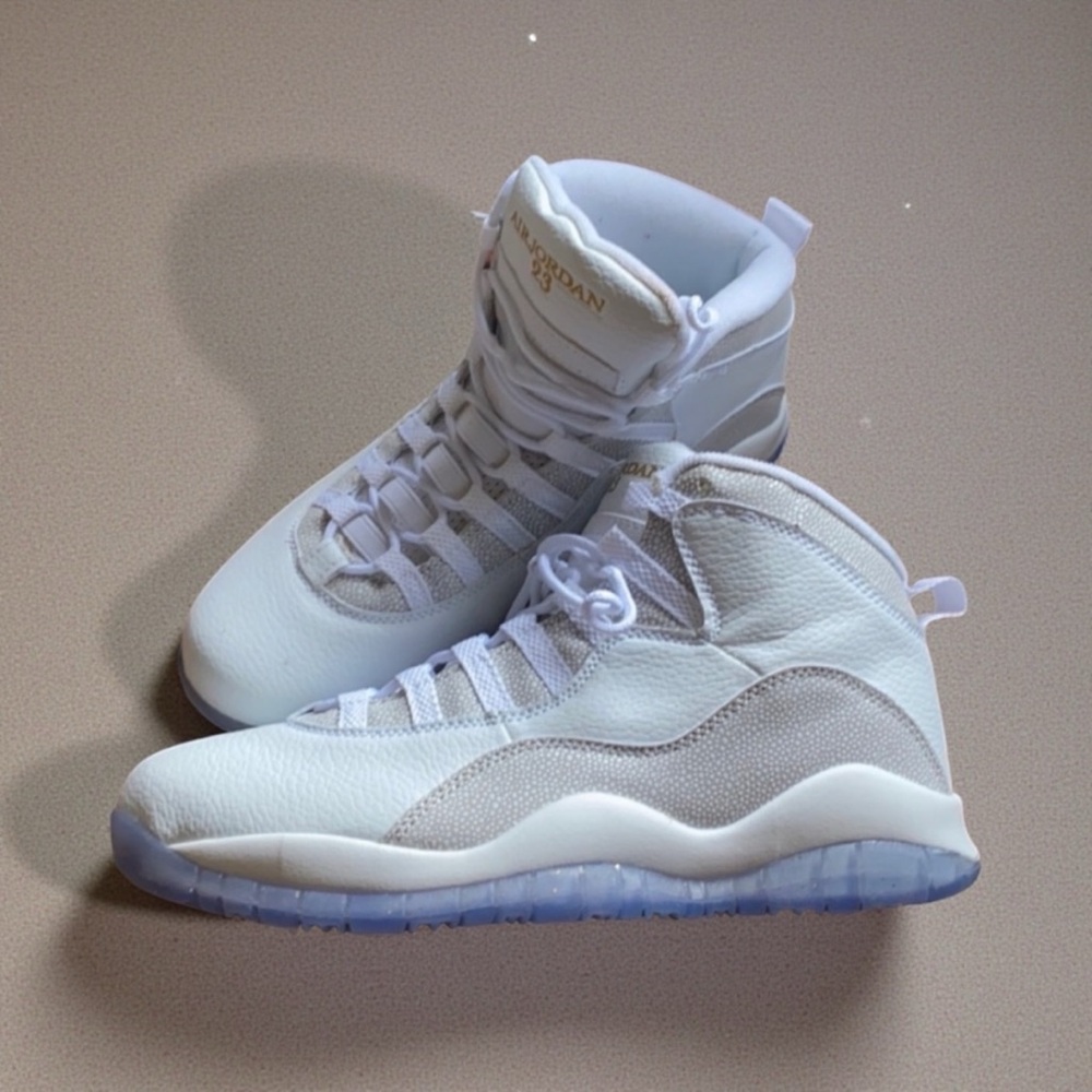 JOrdan Retro 10 white OVO drake shoes 7.5 mens